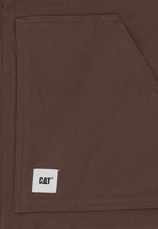 CATERPILLAR Smanicato Uomo Classic Canvas Vest Brown da uomo