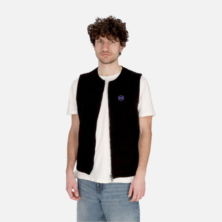 DOLLY NOIRE Smanicato Uomo Gastly Evolution Zipped Gilet X Pokemon Black da uomo