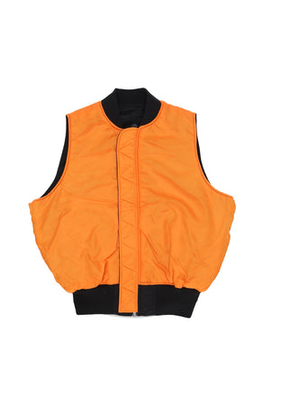 ALPHA INDUSTRIES Smanicato Uomo Ma-1 Vest Black da uomo