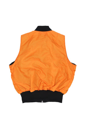 ALPHA INDUSTRIES Smanicato Uomo Ma-1 Vest Black da uomo