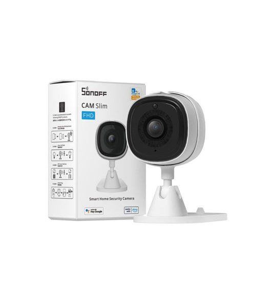 Smart Camera Mini Telecamera Visione Notturna Alexa Google 1080p Wifi Sonoff S-cam