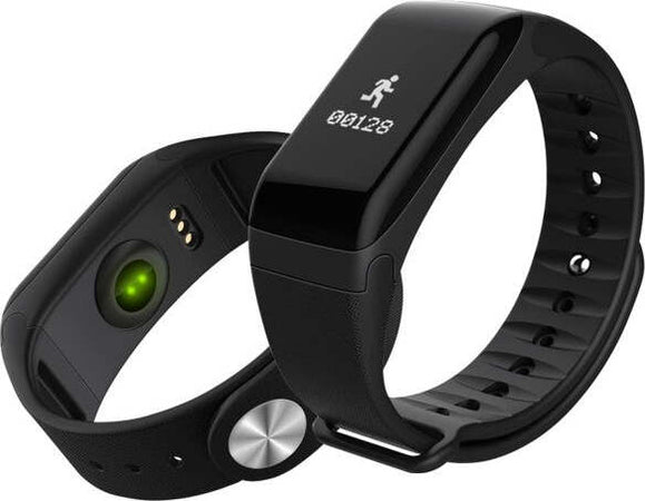 Smart-Mini-Bracciale-Watch-Nero-Sport-Bluetooth-4.0-Battito-Pressione-Android-Ios