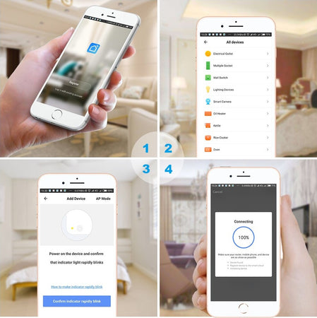 Smart Plug Presa Corrente Wifi Timer Elettrodomestici Domotica Per Ios E Android Elettronica e telefonia > Materiale Elettrico Trade Shop italia - Napoli, Commerciovirtuoso.it
