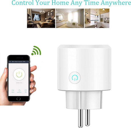 Smart Plug Presa Corrente Wifi Timer Elettrodomestici Domotica Per Ios E Android Elettronica e telefonia > Materiale Elettrico Trade Shop italia - Napoli, Commerciovirtuoso.it