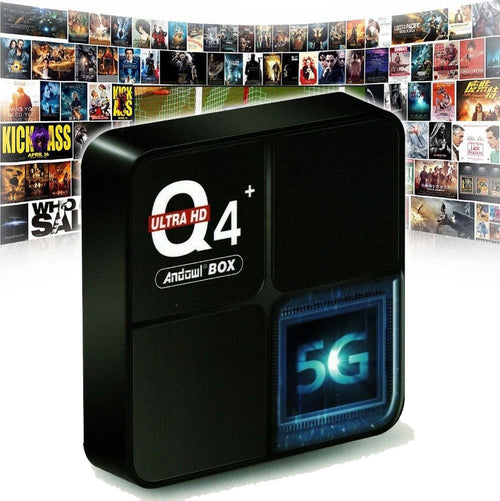 Smart Tv Box 4 Gb Ram + 64 Gb Q4 Mini Mini Pc Android 10 Ultra 6k Telecomando Elettronica/Home Cinema TV e video/Dispositivi per lo Streaming/Client Streaming Trade Shop italia - Napoli, Commerciovirtuoso.it