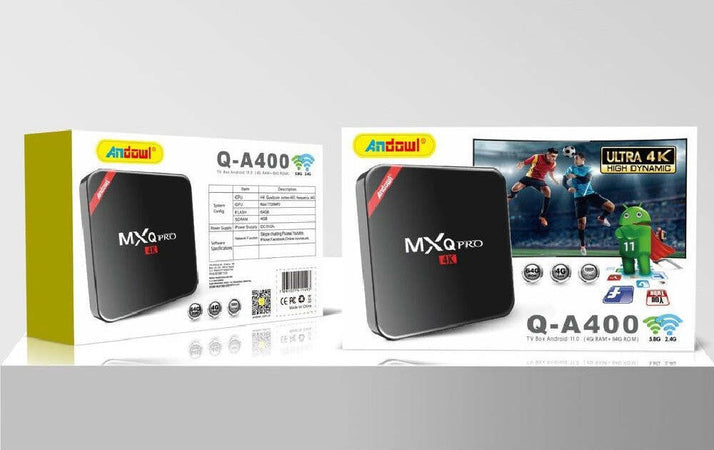 Smart Tv Box 4k Android Q-a400 4k 5g Mxq Pro Android 11 Wifi 4g 64gb Quad Core Elettronica/Home Cinema TV e video/Dispositivi per lo Streaming/Client Streaming Trade Shop italia - Napoli, Commerciovirtuoso.it