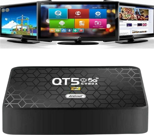 Smart Tv Box Qt5 Wifi Hdmi Supporta 5g Risoluzione 4k Connettivit? Bluetooth Wifi Elettronica/Home Cinema TV e video/Dispositivi per lo Streaming/Client Streaming Trade Shop italia - Napoli, Commerciovirtuoso.it