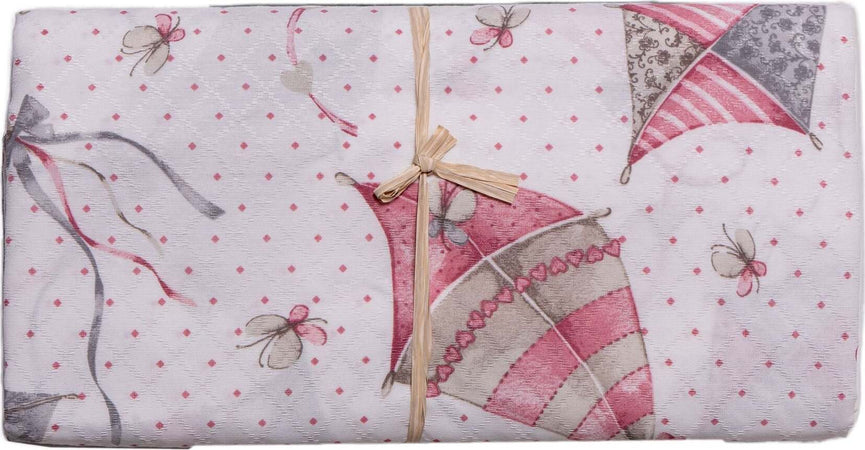 Smartdecohome Telo Arredo Copritutto Copriletto Copridivano Piquet Arredatutto Multiuso Made In Italy Aquiloni Rosa Casa e cucina/Tessili per la casa/Biancheria da letto/Copriletti Smartdecohome - Sesto San Giovanni, Commerciovirtuoso.it