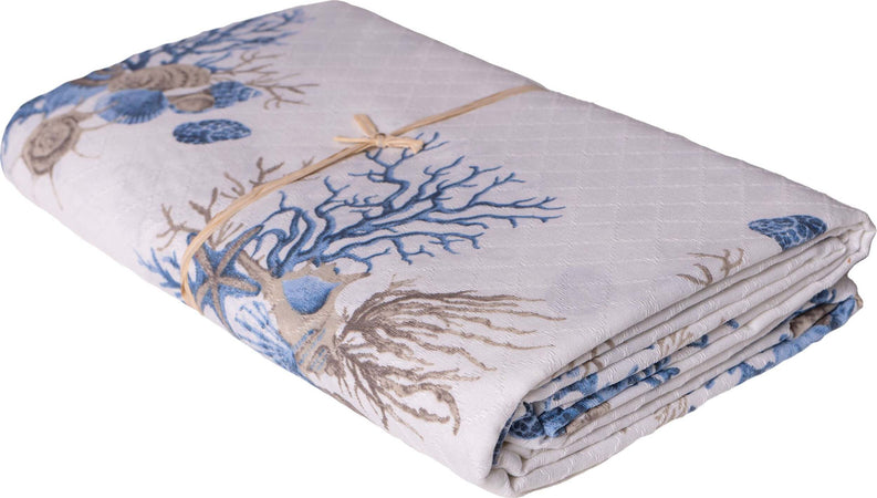 Smartdecohome Telo Arredo Copritutto Copriletto Copridivano Piquet Arredatutto Multiuso Made In Italy Coralli Azzurro Casa e cucina/Tessili per la casa/Biancheria da letto/Copriletti Smartdecohome - Sesto San Giovanni, Commerciovirtuoso.it