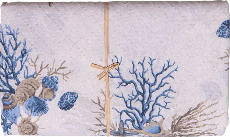 Smartdecohome Telo Arredo Copritutto Copriletto Copridivano Piquet Arredatutto Multiuso Made In Italy Coralli Azzurro Casa e cucina/Tessili per la casa/Biancheria da letto/Copriletti Smartdecohome - Sesto San Giovanni, Commerciovirtuoso.it