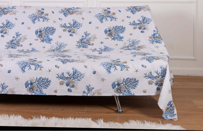 Smartdecohome Telo Arredo Copritutto Copriletto Copridivano Piquet Arredatutto Multiuso Made In Italy Coralli Azzurro Casa e cucina/Tessili per la casa/Biancheria da letto/Copriletti Smartdecohome - Sesto San Giovanni, Commerciovirtuoso.it