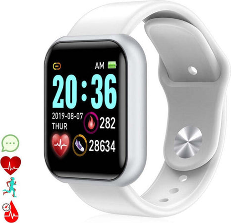 Smartwatch Bracciale intelligente AK-Y68 Bianco DAM Elettronica/Cellulari e accessori/Smartwatch Scontolo.net - Potenza, Commerciovirtuoso.it