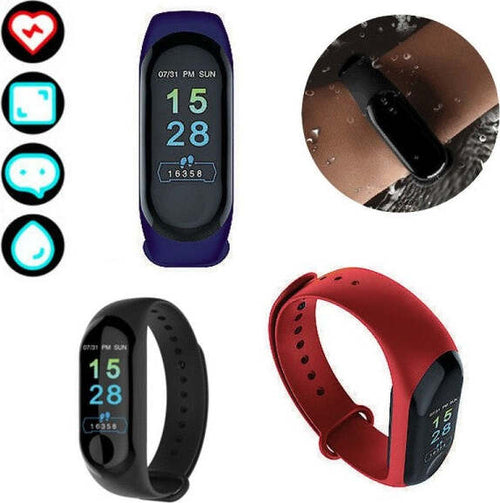 Smartwatch-Bracciale-Orologio-Smart-Bluetooth-Cardiofrequenzimetro-Oled-Mi3