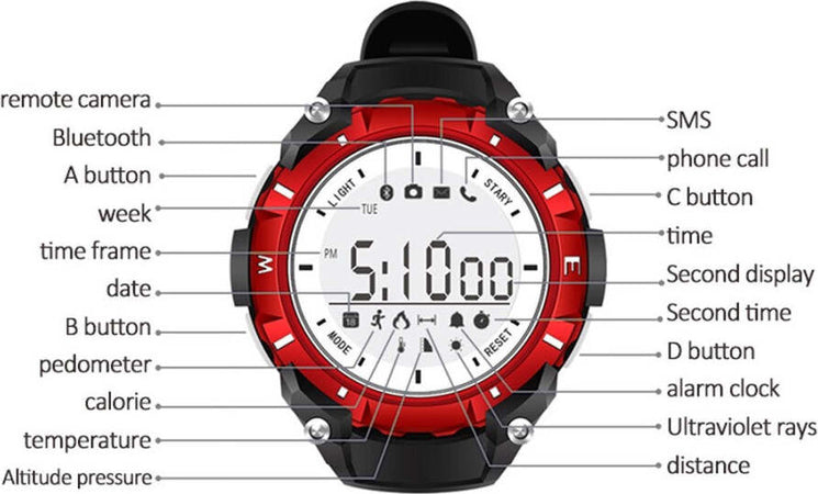 Smartwatch-Dzb-Orologio-Digitale-Subacqueo-Sub-30m-Waterproof-Per-Ios-Android