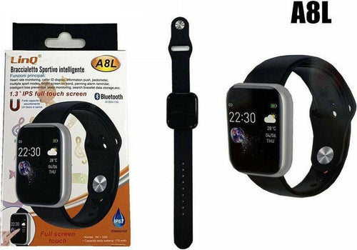 Smartwatch Orologio Contapassi Smart Sport Bracciale Bluetooth Linq A8l Elettronica e telefonia > Telefonia Fissa e Mobile > Smartwatch Trade Shop italia - Napoli, Commerciovirtuoso.it