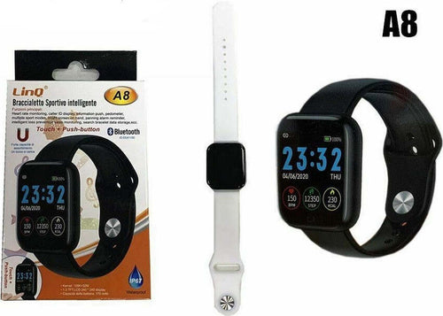 Smartwatch Orologio Contapassi Smart Sport Bracciale Sportivo Bluetooth Linq A8 Elettronica e telefonia > Telefonia Fissa e Mobile > Smartwatch Trade Shop italia - Napoli, Commerciovirtuoso.it