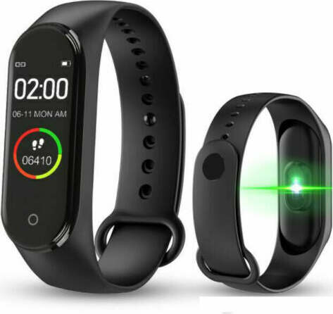 SMARTWATCH-OROLOGIO-M4-SMART-BAND-FITNESS-TRACKER-CARDIOFREQUENZIMETRO-SPORT