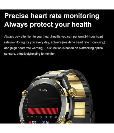 Smartwatch Z91 Pro Max Schermo Amoled Impermeabile Ip68 Bussola Ricarica Wireless