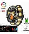 Smartwatch Z91 Pro Max Schermo Amoled Impermeabile Ip68 Bussola Ricarica Wireless