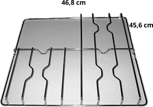 SMEG  GRIGLIA ACCIAIO 3 FUOCHI + PIASTRA SX CM 45,6 X 46,8 Casa e cucina/Grandi elettrodomestici/Accessori e parti di ricambio/Ricambi e accessori per piani cottura/Griglie per piani cottura Rossi Ricambi - Venetico Marina, Commerciovirtuoso.it