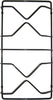 SMEG-Griglia-laterale-destra-e-sinistra-2-Fuochi-Smaltata-Nera-Cucina-gas-Piano-Cottura-40,4-X-20,9-C-Codice-Ricambio-694092107