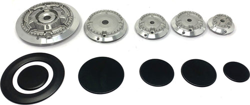 SMEG KIT BRUCIATORI CON SPARTIFIAMMA CUCINA GAS 5 FUOCHI NERI SATINATI Casa e cucina/Utensili da cucina/Bruciatori da cucina Rossi Ricambi - Venetico Marina, Commerciovirtuoso.it