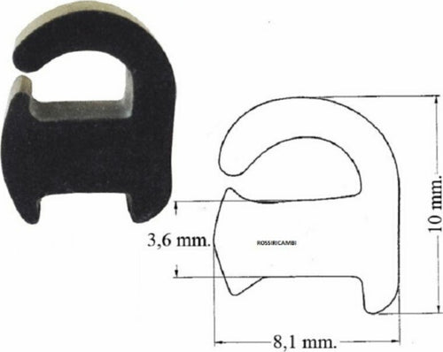 SMEG-ZANUSSI-EUROGAS PIEDINO GRIGLIE PIANI COTTURA PARACOLPI ANTIGRAFFIO 1 PEZZO  - P0001 Casa e cucina/Grandi elettrodomestici/Accessori e parti di ricambio/Ricambi e accessori per cucine/Kit di guarnizioni per cucine Rossi Ricambi - Venetico Marina, Commerciovirtuoso.it