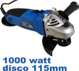 SMERIGLIATRICE ANGOLARE 1000W 115MM PROFESSIONALE DISCO 11000RPM RAG115-1000 Fai da te/Utensili elettrici e a mano/Utensili elettrici/Smerigliatrici/Smerigliatrici angolari Trade Shop italia - Napoli, Commerciovirtuoso.it