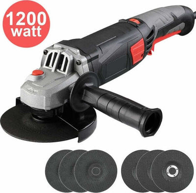 Smerigliatrice-Angolare-1200w-Flex-Frullino-125mm-Velocita-Regolabile-6-Dischi