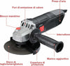 Smerigliatrice Angolare 900w Flex Frullino 125mm 6 Dischi E Manico Regolabile Casa, arredamento e bricolage > Bricolage e fai da te > Elettroutensili > Smerigliatrici Trade Shop italia - Napoli, Commerciovirtuoso.it