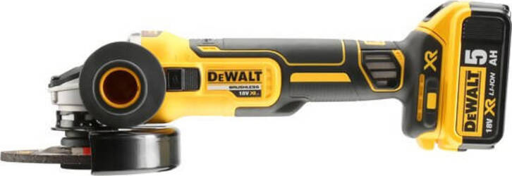 Smerigliatrice Angolare A Batteria Dewalt DCG405P2 disco 125mm Brushless XR LITIO 18V 5.0 AH