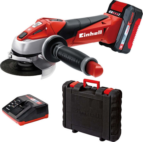 SMERIGLIATRICE ANGOLARE A BATTERIA LITIO 18V EINHELL TE-AG 18 Li KIT FLEX 115MM Fai da te/Utensili elettrici e a mano/Utensili elettrici/Smerigliatrici/Smerigliatrici angolari Trade Shop italia - Napoli, Commerciovirtuoso.it