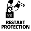 Smerigliatrice angolare a batteria TE-AG 18/115 Li con protezione all'avvio contro i sovraccarichi versatile impugnatura