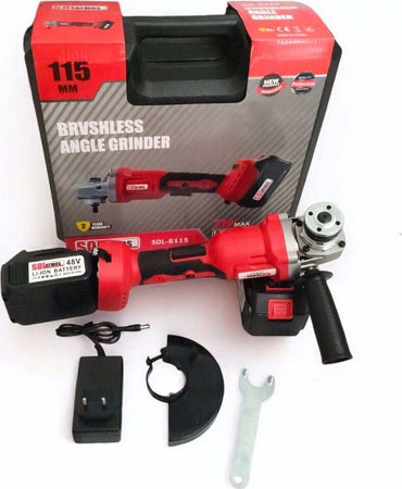 Smerigliatrice-Angolare-a-doppia-batteria-48v-4.0A-FLEX-115mm-motore-brushless