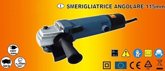 SMERIGLIATRICE ANGOLARE FLEX 115MM 500W TG115A-115 DISCO DIAMANTATO IN OMAGGIO Fai da te/Utensili elettrici e a mano/Utensili elettrici/Smerigliatrici/Smerigliatrici angolari Trade Shop italia - Napoli, Commerciovirtuoso.it