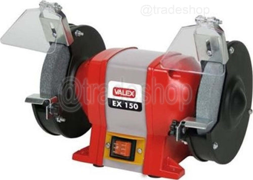 SMERIGLIATRICE DA BANCO DOPPIA EX150 MOLA PIETRA AFFILA 250 WATT VALEX 1400114 Fai da te/Utensili elettrici e a mano/Utensili elettrici/Smerigliatrici/Smerigliatrici da banco Trade Shop italia - Napoli, Commerciovirtuoso.it
