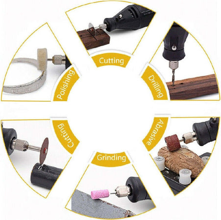 Smerigliatrice Mini Trapano Fresa Drimmel Di Precisione 300w 211 Accessori Casa, arredamento e bricolage > Bricolage e fai da te > Elettroutensili > Smerigliatrici Trade Shop italia - Napoli, Commerciovirtuoso.it