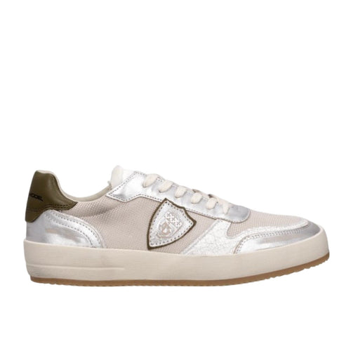 Philippe Model sneaker uomo philippe model - nice low man - argento da uomo