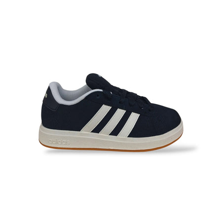 Sneakers Donna Adidas Grand Court 00S JH6178 – Nero e Bianco in Suede | Laccio, Taglie 36-40