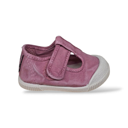Sneakers Bambina Natural World 4521 Rosa Velcro – Scarpe Barefoot Vegane Primavera Estate