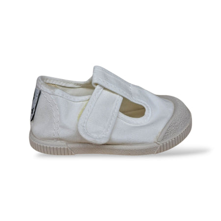 Sneakers Bambini Natural World 4521 Bianco Velcro – Scarpe Barefoot Vegane Primavera Estate