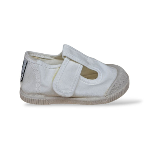 Sneakers Bambini Natural World 4521 Bianco Velcro – Scarpe Barefoot Vegane Primavera Estate