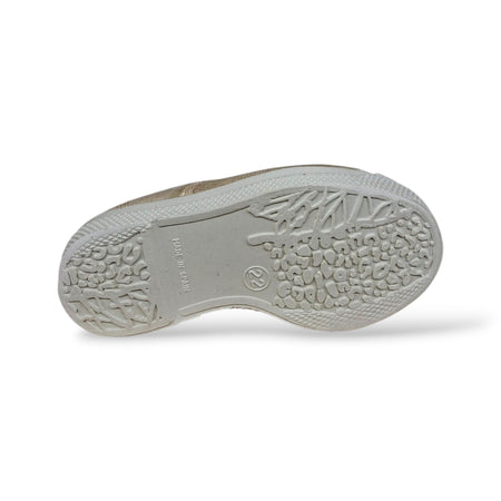 Sneakers Bambini Natural World 470 Beige Chiaro Elastico – Scarpe Vegane Traspiranti Primavera Estate