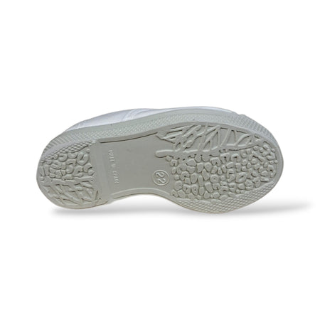 Sneakers Bambini Natural World 470 Bianco Elastico – Scarpe Vegane Traspiranti Primavera Estate