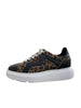 Sneakers Donna - Beige/Nero/Leopoardato / 36 - sneaker sportive