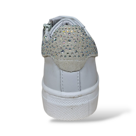Sneakers Bambino Balducci Butter in Pelle Bianco – Eleganza Versatile Made in Italy