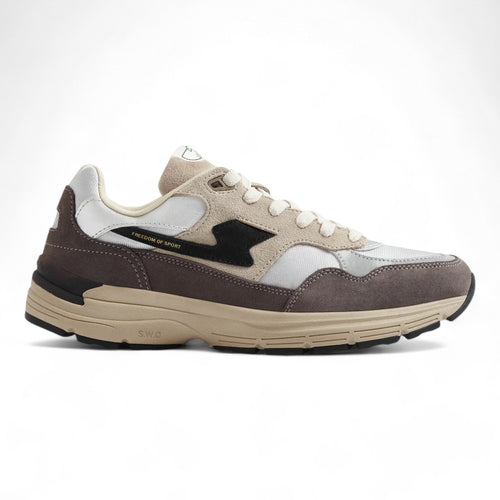 STEPNEY WORKERS CLUB sneakers stepney workers club amiel s-strike suede mix - silver smoke da uomo