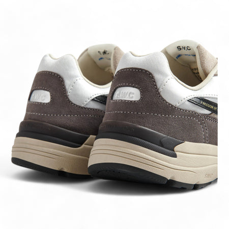 STEPNEY WORKERS CLUB sneakers stepney workers club amiel s-strike suede mix - silver smoke da uomo