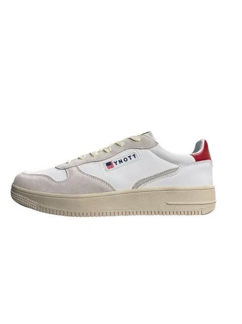 Sneakers Ynot? - Whhite/Burgundy / 46 - sneaker basse