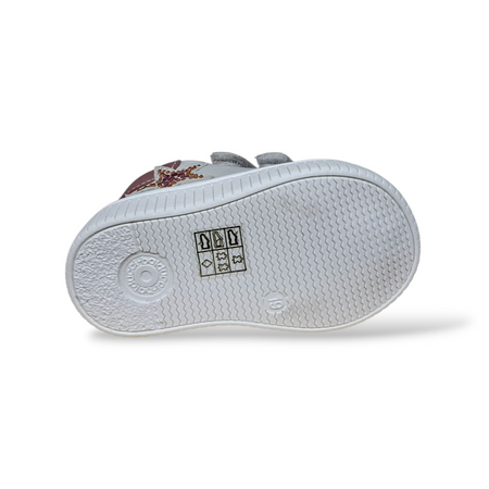 Scarpe Primi Passi Balducci Cita in Pelle Bianco Argento Rosa – Comfort Artigianale Made in Italy